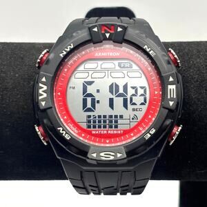 Red & Black Armitron Sports Men's Watch